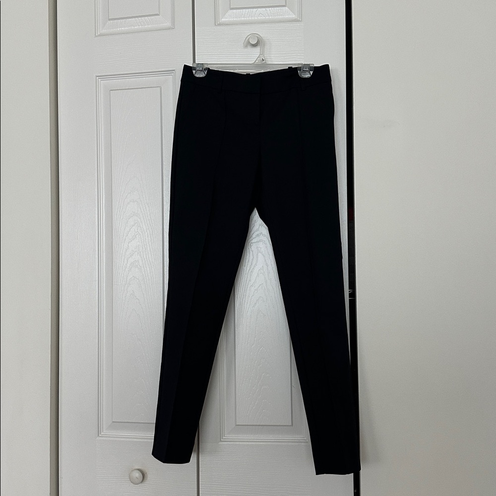 ST.JOHN JENNIFER BLACK CROPPED PANTS SIZE 2 STRETCH FABRIC